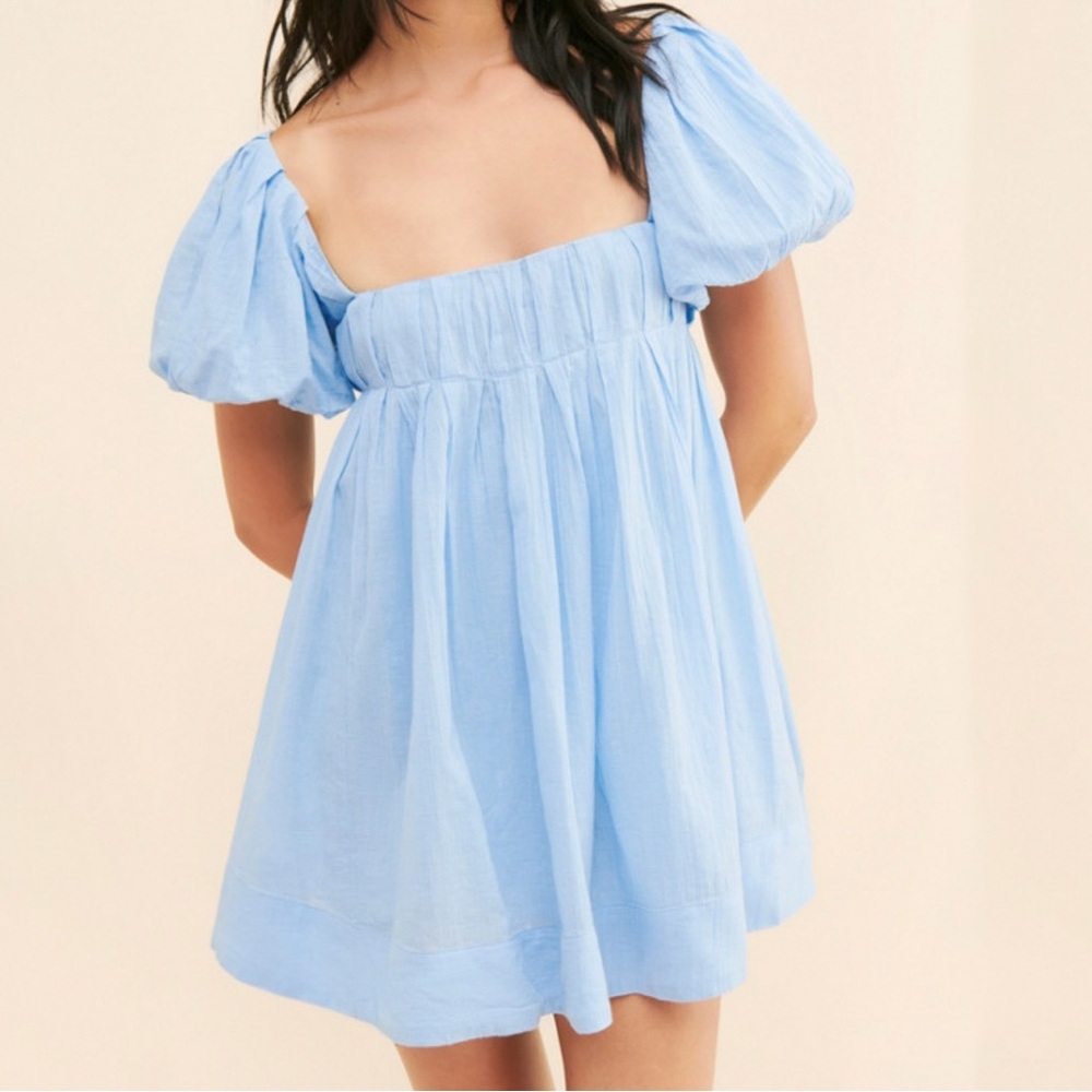 Light Blue Marina Mini Dress
